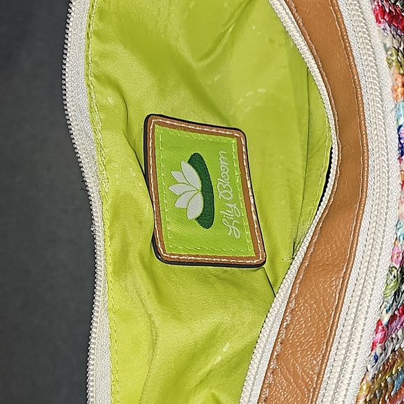 Lily Bloom Gigi Crossbody Seaside Medium Straw Wicker Bag - Picture 5 of 7